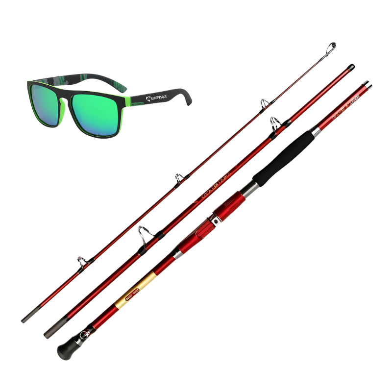 Vara de Pesca Kingpesque Com Força 20kg Feita de Carbono -  1,8m, 2,1m e 2,4m