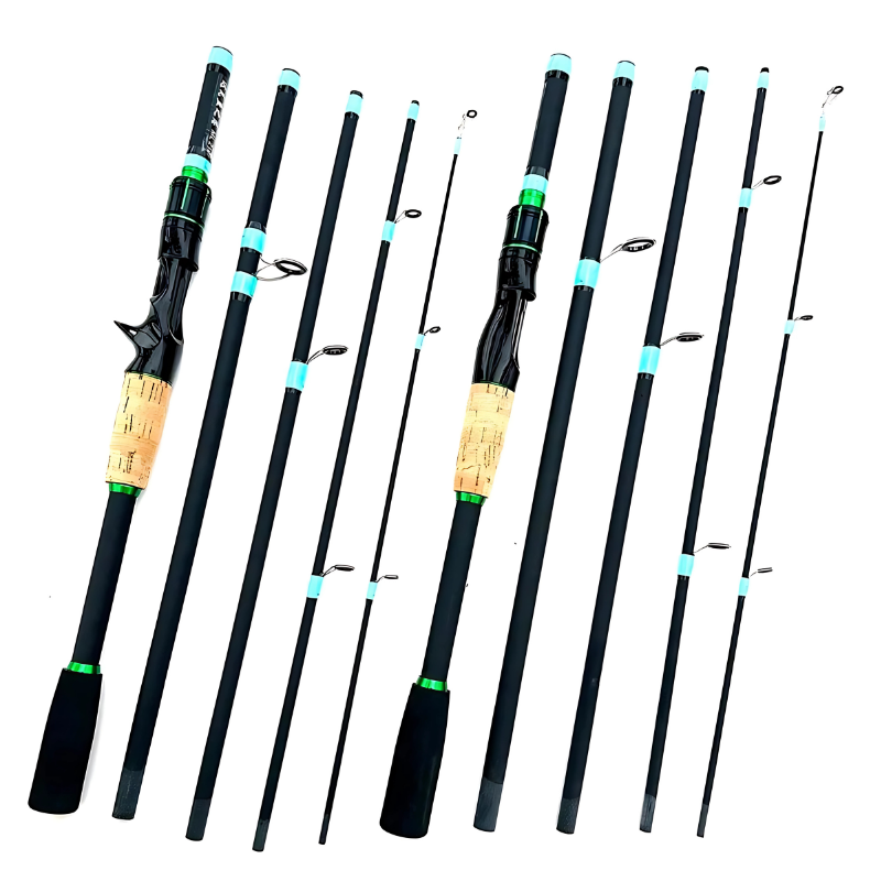 Vara de Pesca Ultralight Kingpesque Com Isca Giratória 1.8m - 2.1m