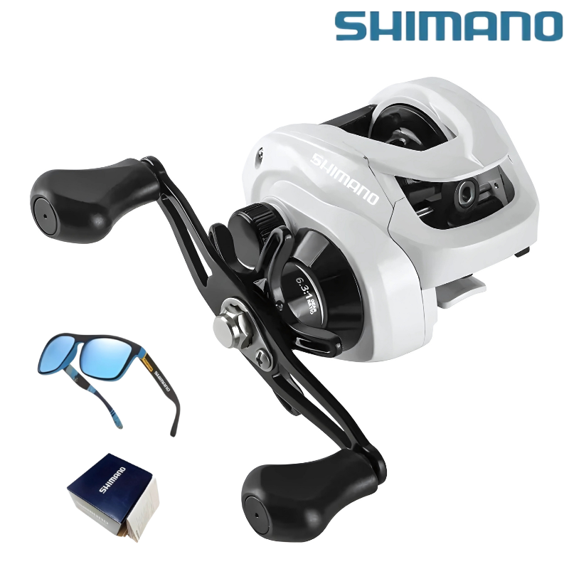 Carretilha Shimano Max Drag 8kg Ultra Leve de Aço Inoxidável