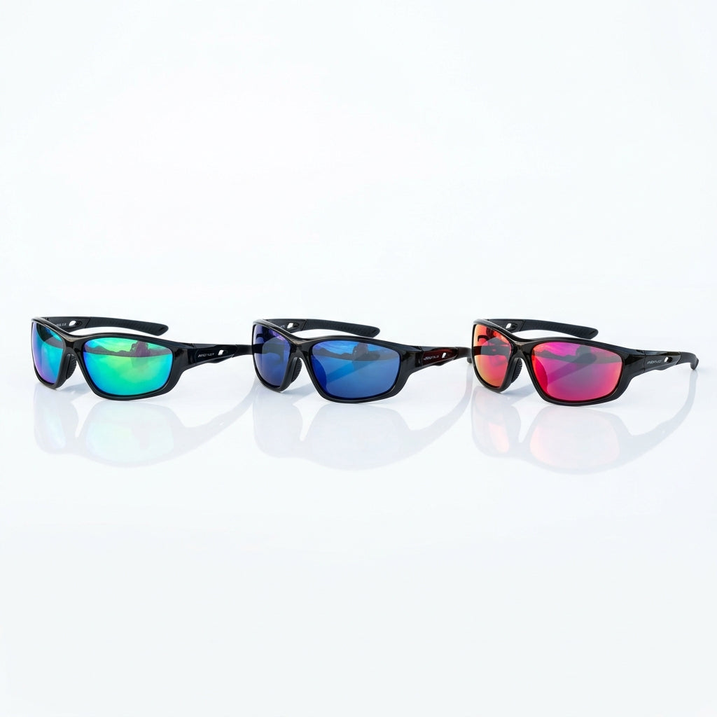Kit 3 Óculos De Sol Polarizados Esportivos UV400 Para Ciclismo Corrida E Pesca