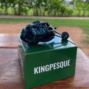 Carretilha Kingpesque Azure Anti-Cabeleira - Drag 10kg 7.2:1 + Óculos Polarizado Kingpesque Grátis