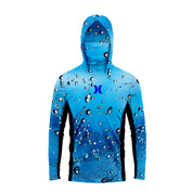 Camisa Masculina Com Capuz UPF 50+ Manga Longa para Pesca