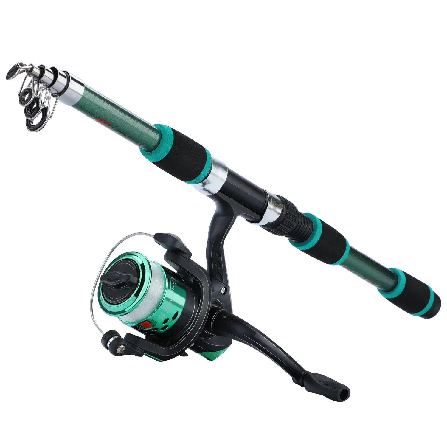 Kit Completo Sougayilang: Vara de Pesca Telescópica 1.8m + Carretel 3BB