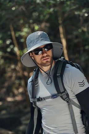 Chapéu de Pescador Aba Larga UV Impermeável Verão