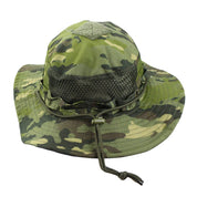 Chapéu Tático Camuflado Para Pesca e Atividades ao Ar Livre