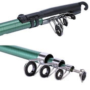 Kit Completo Sougayilang: Vara de Pesca Telescópica 1.8m + Carretel 3BB