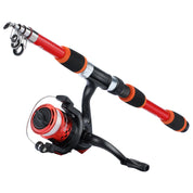 Kit Completo Sougayilang: Vara de Pesca Telescópica 1.8m + Carretel 3BB