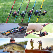 Kit Completo Sougayilang: Vara de Pesca Telescópica 1.8m + Carretel 3BB