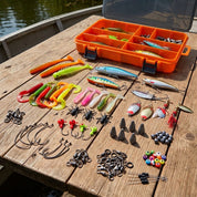 Kit De Pesca Completo Com 137 Acessórios E Iscas Artificiais