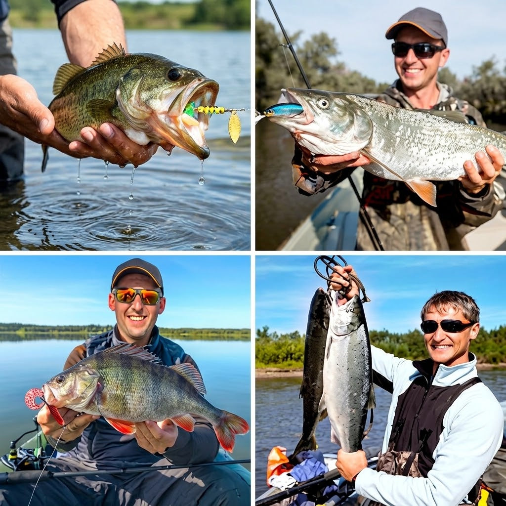 Kit De Pesca Completo Com 137 Acessórios E Iscas Artificiais