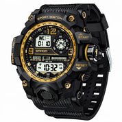 Relógio Masculino Sport Shock Digital À Prova D'Água Com Alarme E Calendário