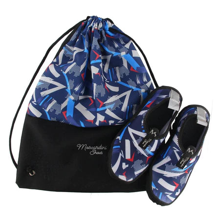 Kit Sapatilha Náutica Aquática Antiderrapante Com Mochila Saco Esportiva