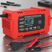 Carregador De Bateria Automotivo Inteligente 12V Com Display Digital E Reparo Por Pulso