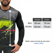 Kit Camisa De Pesca De Até 3 Peças Com Tecido com proteção UV50+ Secagem Ultra Rápida.