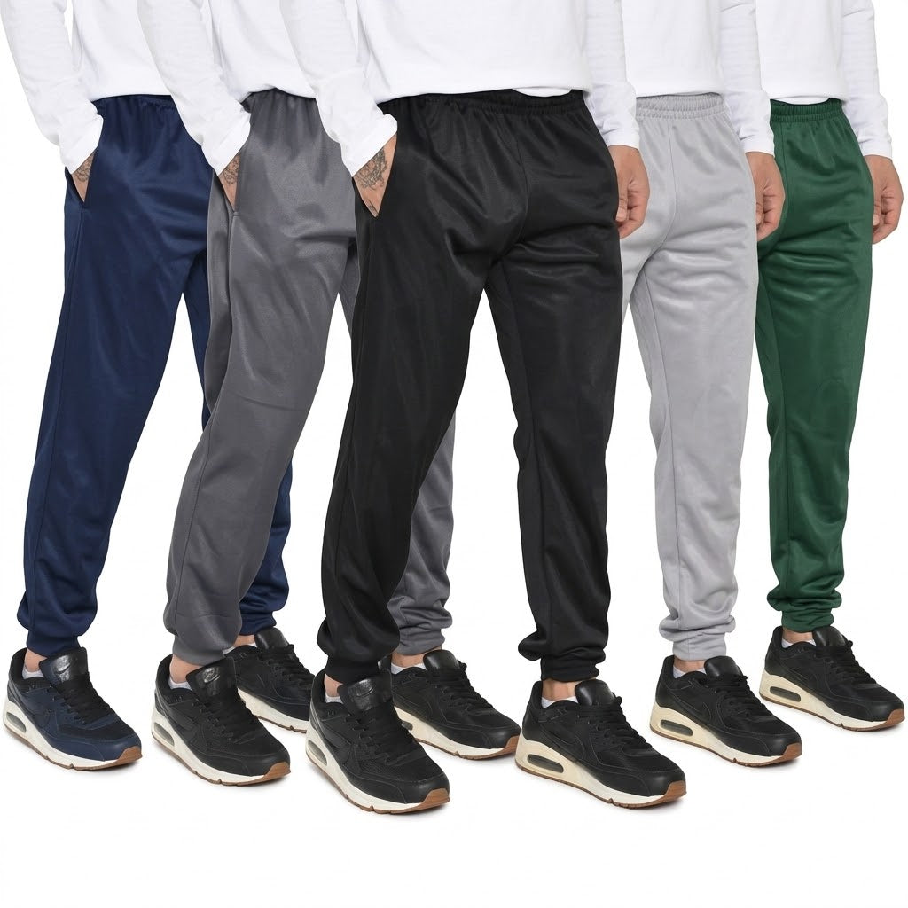 Kit 5 Calças De Inverno Masculinas Flaneladas Jogger Frio