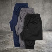 Kit 5 Calças De Inverno Masculinas Flaneladas Jogger Frio