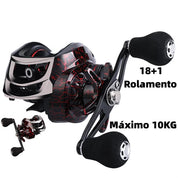 Carretilha Joyfox 7.2:1 18+1 Rolamentos Drag 10kg