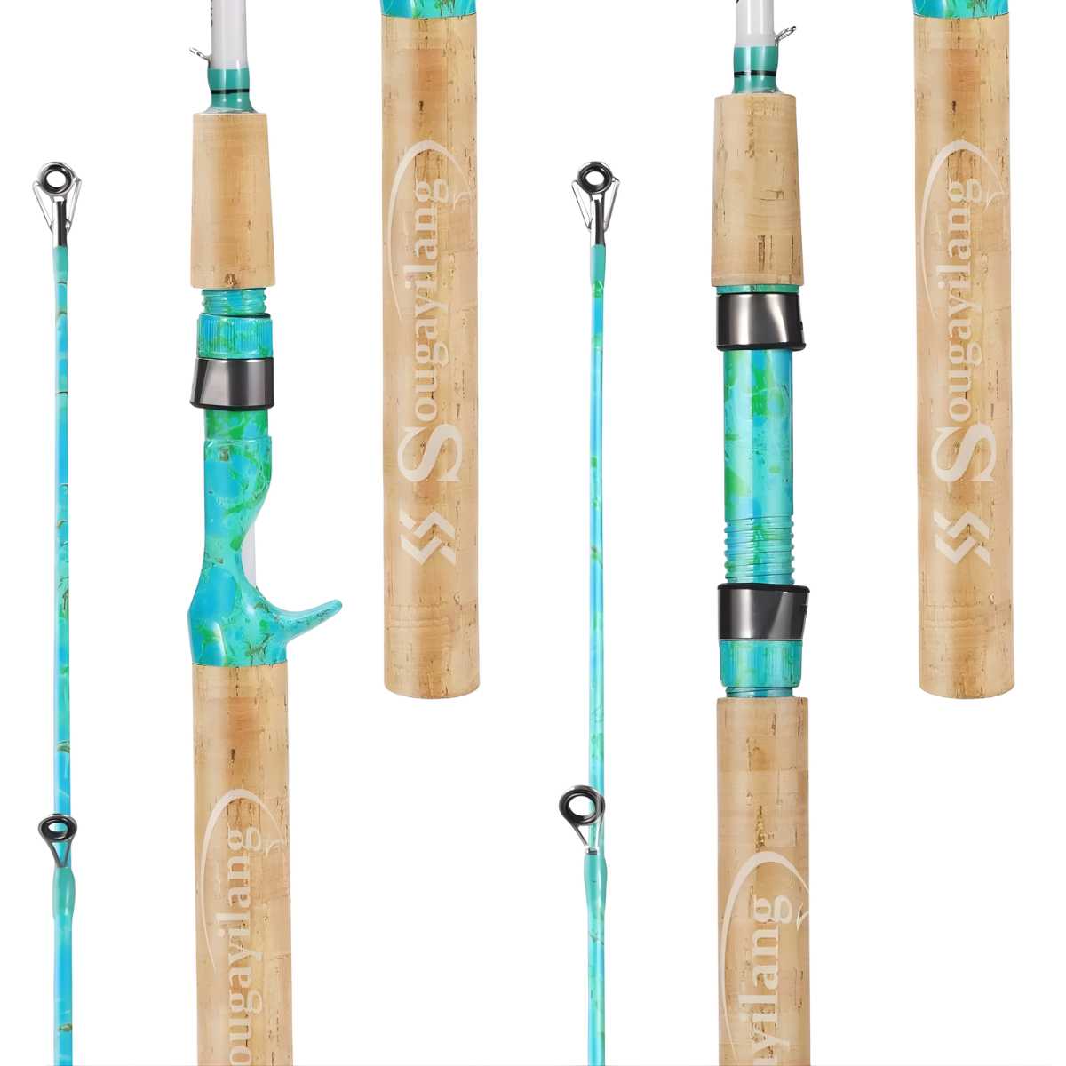 vara de pesca fibra de carbono