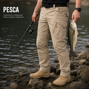 Calça IX9 masculina ideal para caminhadas, pesca, camping e aventuras ao ar livre.