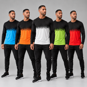 Kit 7 Camisas Dry Fit Manga Longa Masculina Treino Proteção UV
