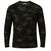 Camisa De Pesca UV Camuflada Manga Longa Proteção Solar Térmica Secagem Rápida