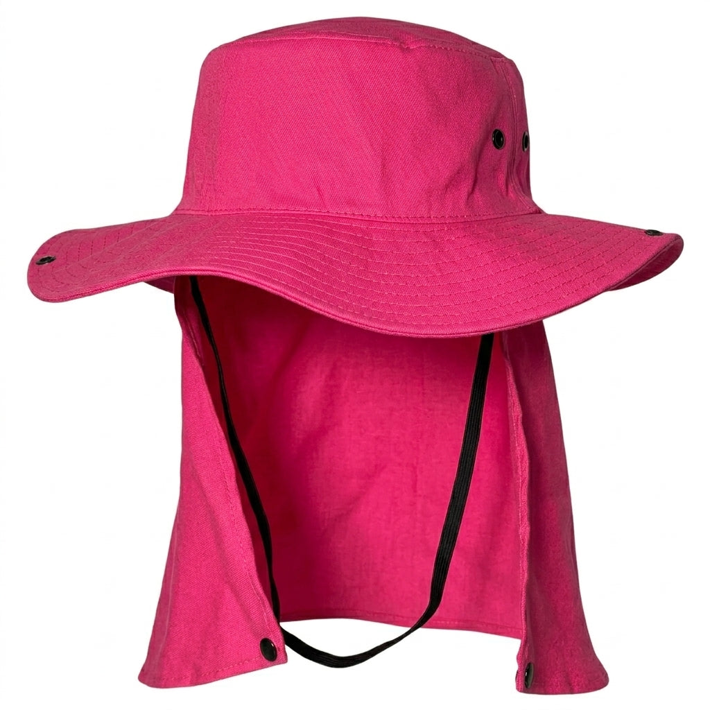 Chapéu Pescador Camping Australiano Com Proteção De Nuca UV50+