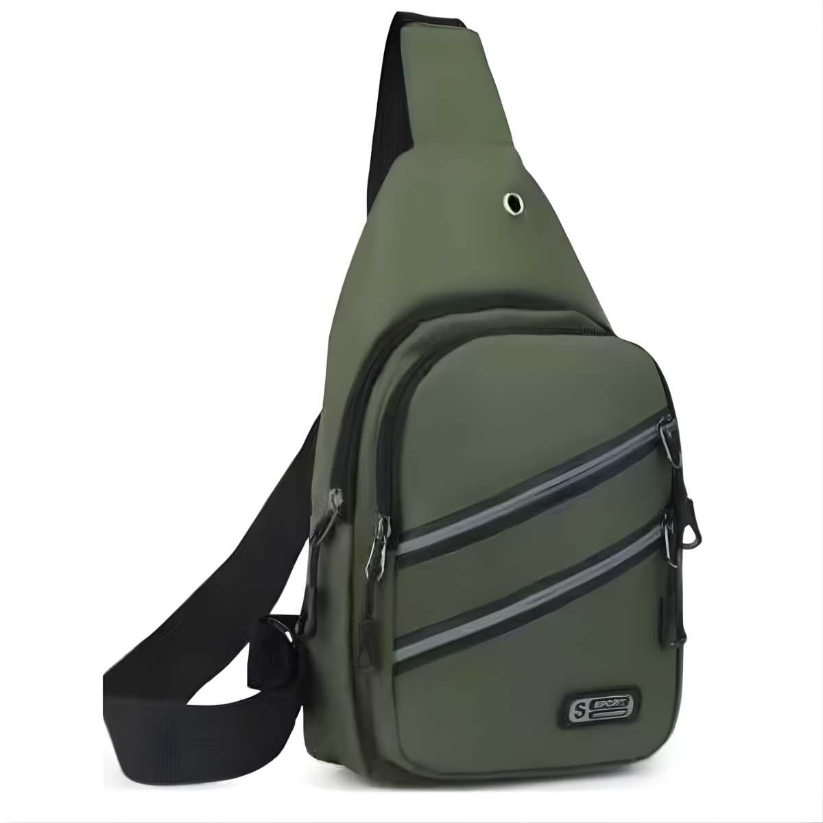Bolsa de peito estilo chest bag para atividades ao ar livre e trilhas