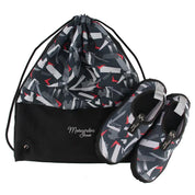 Kit Sapatilha Náutica Aquática Antiderrapante Com Mochila Saco Esportiva