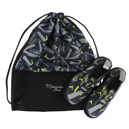 Kit Sapatilha Náutica Aquática Antiderrapante Com Mochila Saco Esportiva
