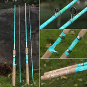 vara de pesca fibra de carbono