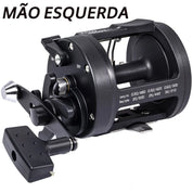 Carretilha Perfil Alto Forte Pesca Pesada 20kg 3000/4000