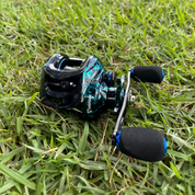 Carretilha Kingpesque Azure Anti-Cabeleira - Drag 10kg 7.2:1 + Óculos Polarizado Kingpesque Grátis