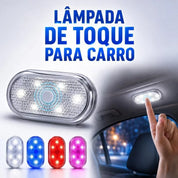 Kit 2 Luzes LED de Toque Recarregáveis USB para Carro