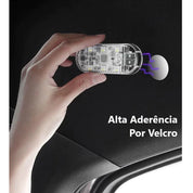 Kit 2 Luzes LED de Toque Recarregáveis USB para Carro