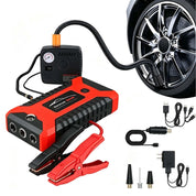 Bomba de Ar Portátil Compressor Inflator 4 em 1 PowerBank 8000mAh Calibrador Digital