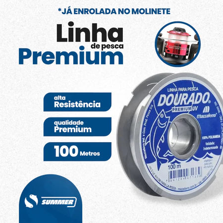 Kit De Pesca Completo Vara Telescópica 1,70m Com Molinete SM200 Maleta e Acessórios