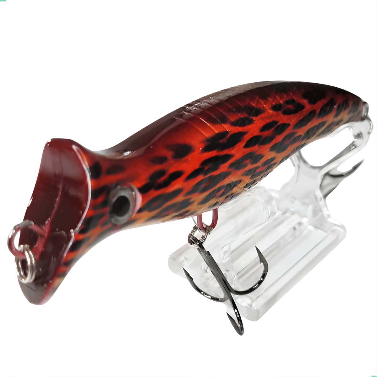 Isca Popper ideal para captura de grandes predadores como Tucunaré e Dourado.