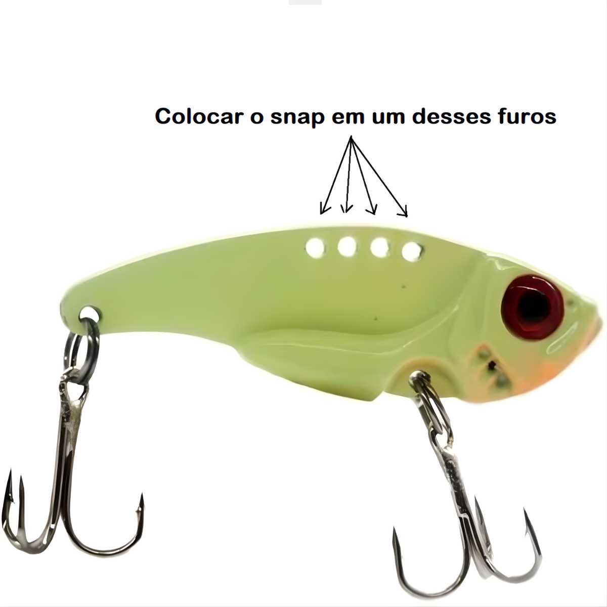 Isca Ferrinho de alta eficiência para captura de Tilápias, Traíras e Tucunarés.