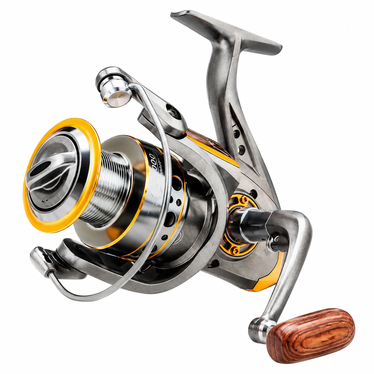 Carretel Molinete De Pesca DC 2000-7000 Pesca Pesada 10kg Drag 5.2:1