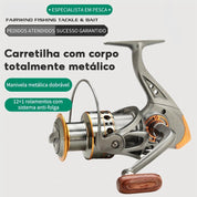 Carretel Molinete De Pesca DC 2000-7000 Pesca Pesada 10kg Drag 5.2:1