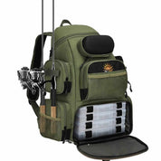 Mochila de pesca e camping New Hawaii 40L em poliéster premium 600D impermeável.