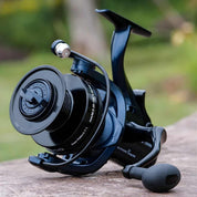 Molinete 7000 de alta capacidade de linha para pesca pesada em rios e canais.