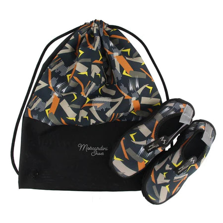 Kit Sapatilha Náutica Aquática Antiderrapante Com Mochila Saco Esportiva