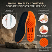 Palmilha anatômica em gel PU indicada para botas militares, adventure e calçados de segurança.