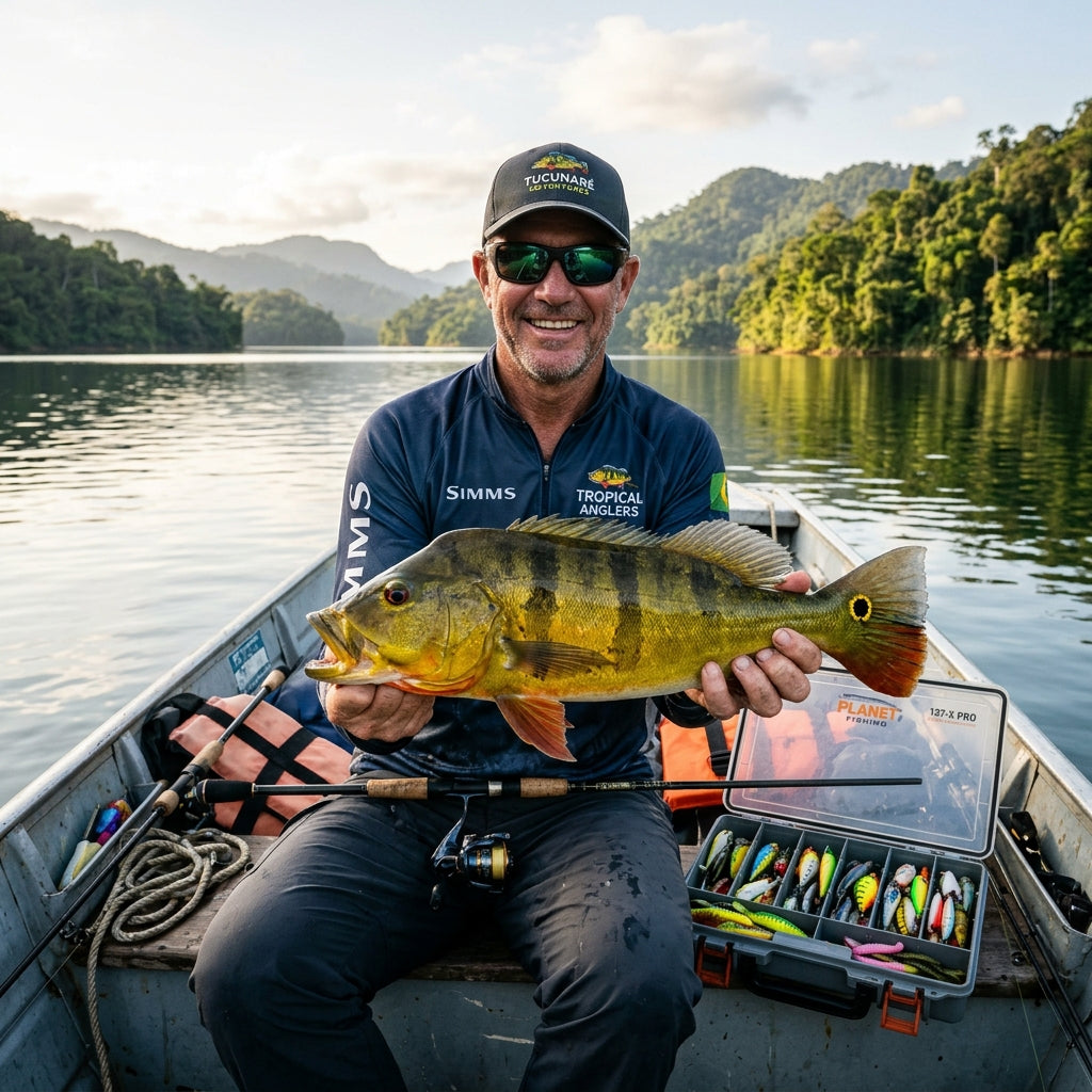 Kit Caixa De Pesca 137 Peças Com Iscas Artificiais Crankbaits Colheres e Acessórios