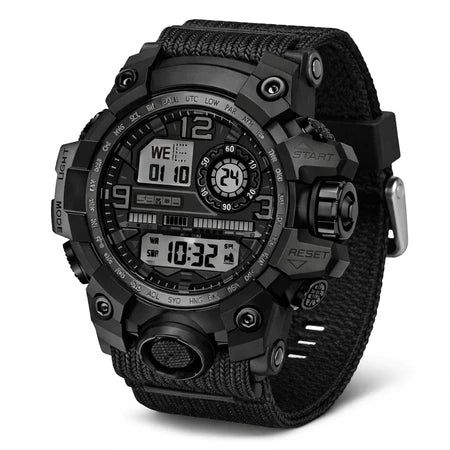 Relógio Masculino Sport Shock Digital À Prova D'Água Com Alarme E Calendário