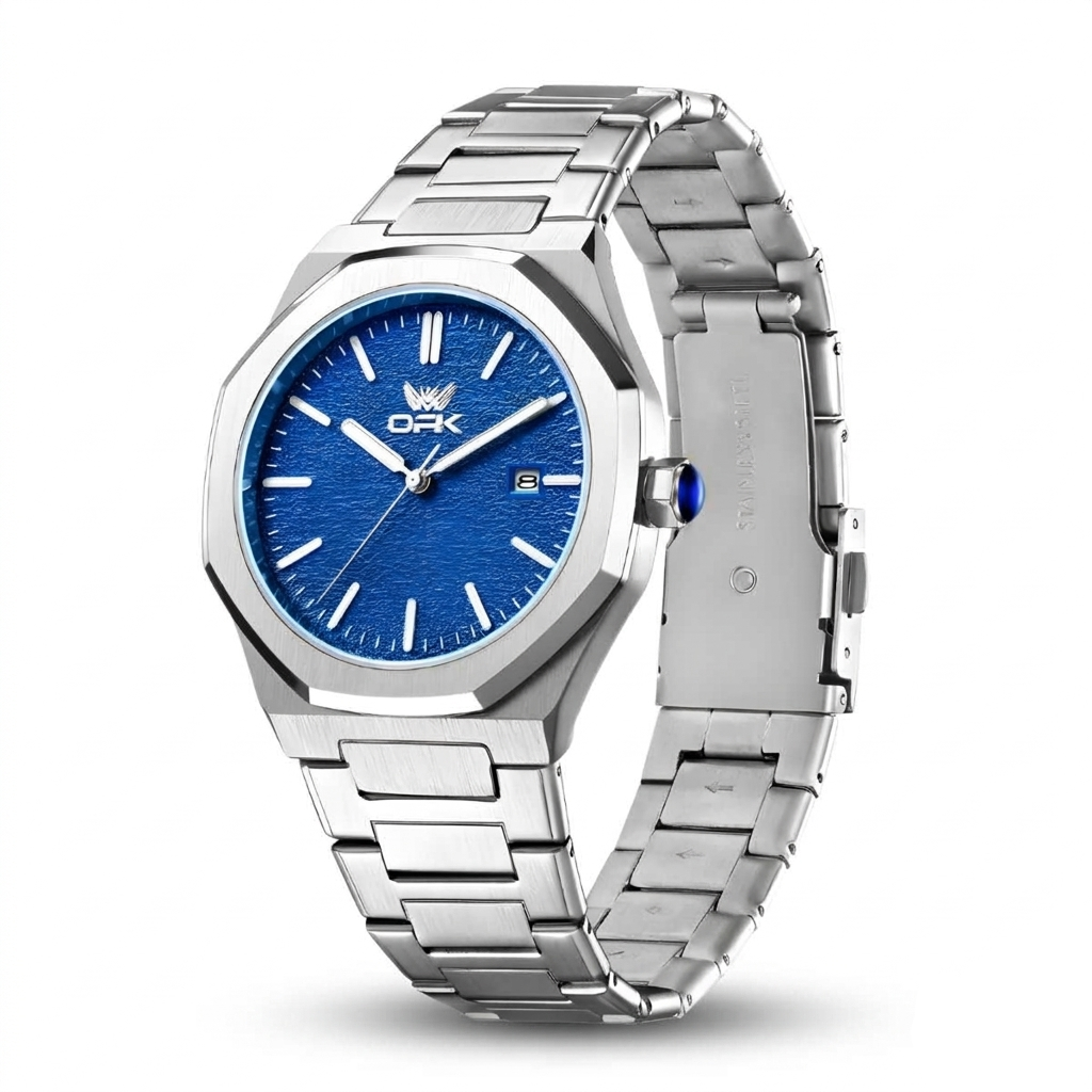 Mostrador analógico de alta precisão com movimento quartzo do relógio OPK.