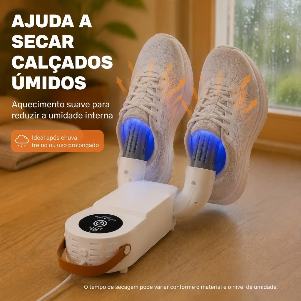 Secador Esterilizador de Tênis Elétrico Portátil Seca Sapatos Antiodor