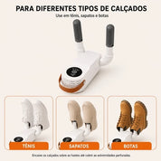 Secador Esterilizador de Tênis Elétrico Portátil Seca Sapatos Antiodor