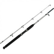 Vara De Molinete Maciça 1,80m Transparente 20-40Lbs Até 18Kg 2 Partes